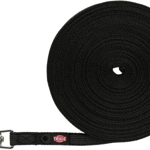 Abverkauf TRIXIE Schleppleine gummiert S–M10 m/15mm schwarz